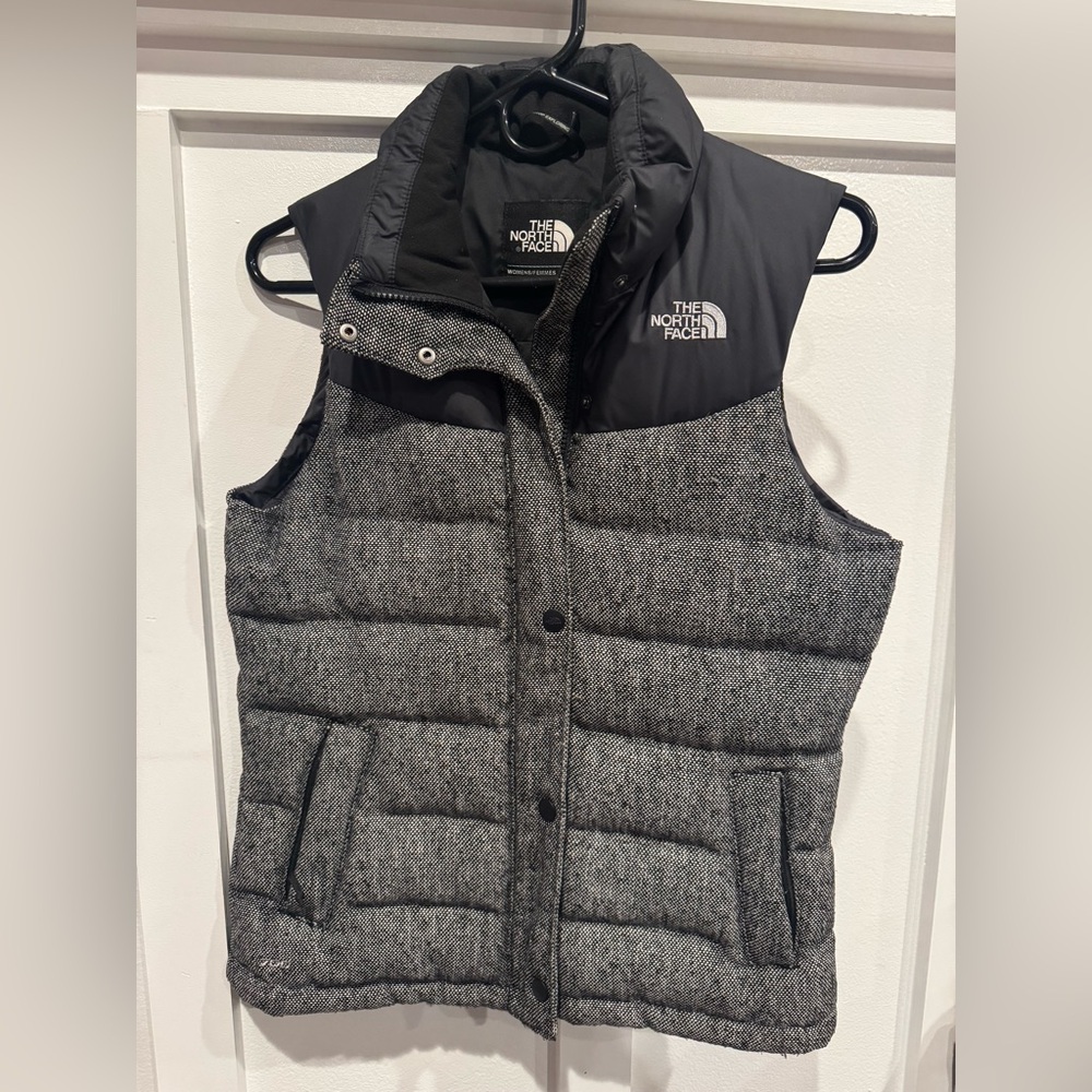 The North Face black puffer vest size small